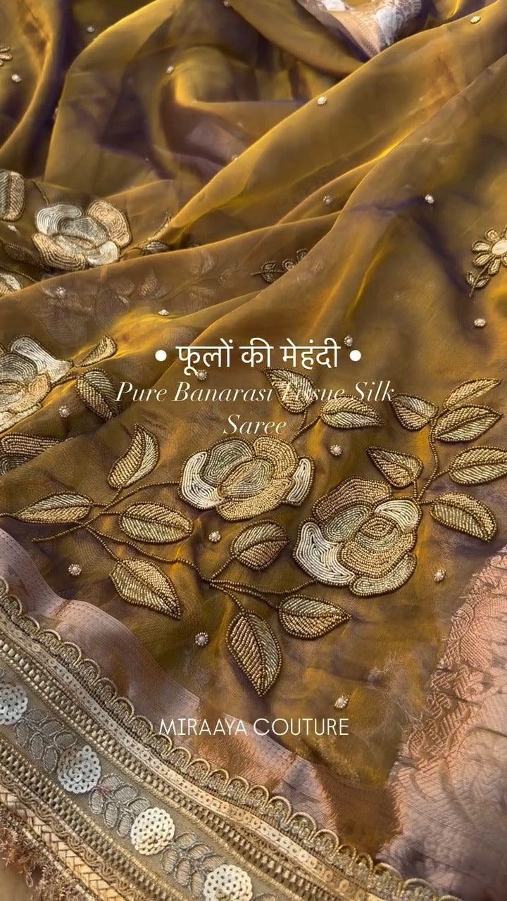 Royal Elegance Pure Banarasi Saree 👑✨