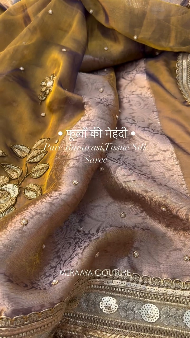 Royal Elegance Pure Banarasi Saree 👑✨