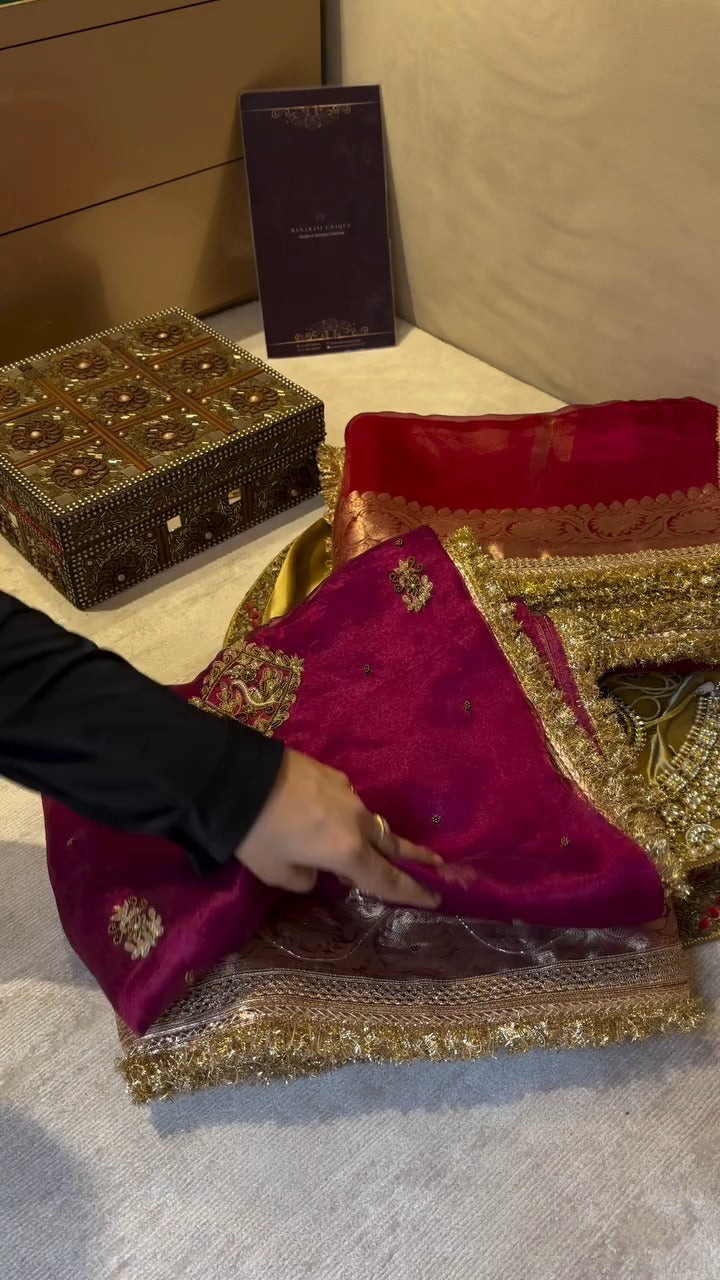 Traditional-red-kadhwa-silk-banarasi-saree