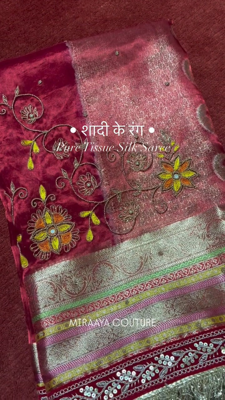 Gorgeous Bride Elegance Pure Banarasi Saree 👰✨