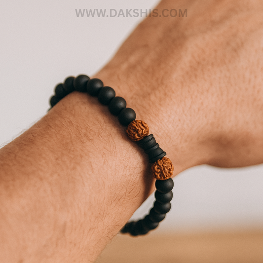 Karungali Rudraksha Bracelet