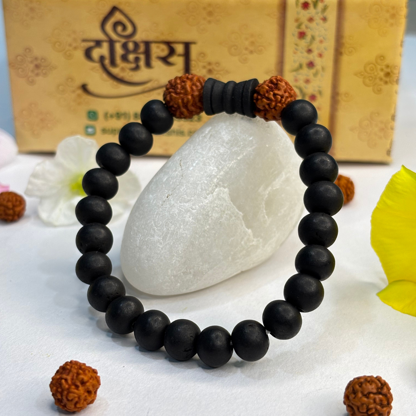 Karungali Rudraksha Bracelet