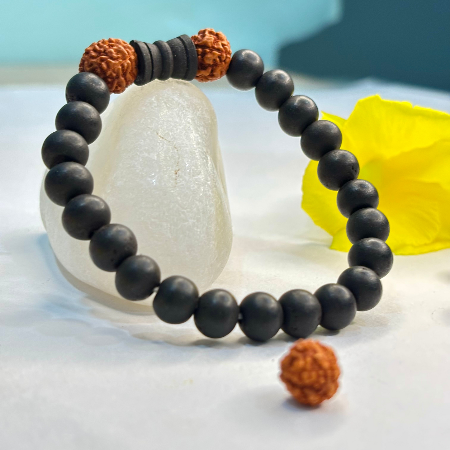 Karungali Rudraksha Bracelet