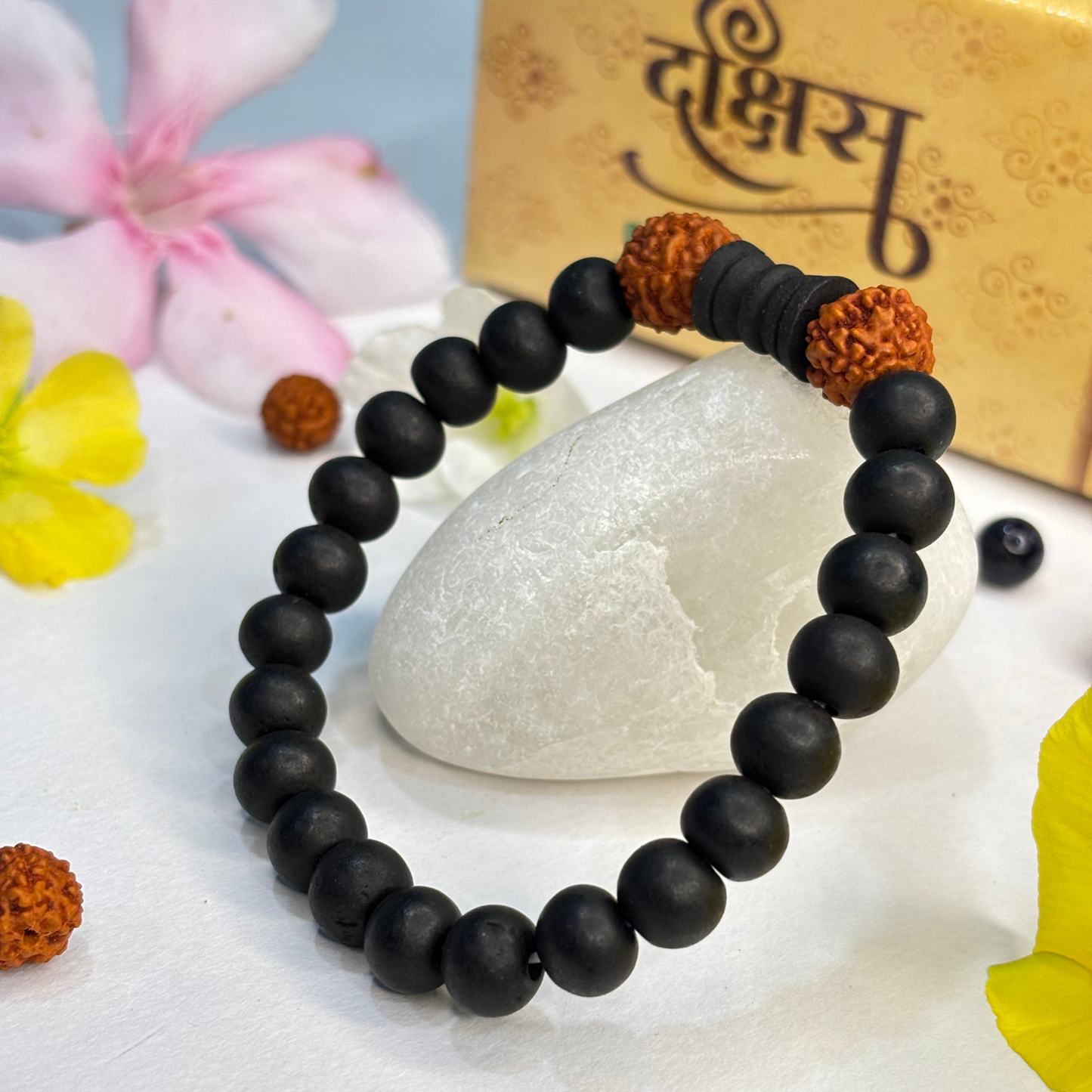 Karungali Rudraksha Bracelet