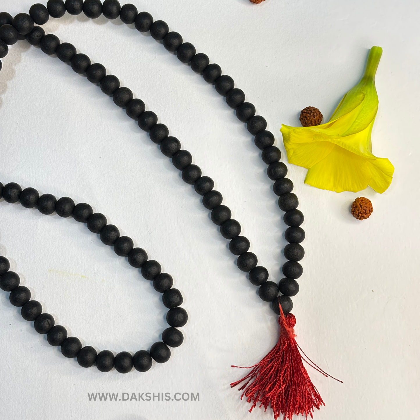 Karungali Malai 108-Beads Ebony Wood
