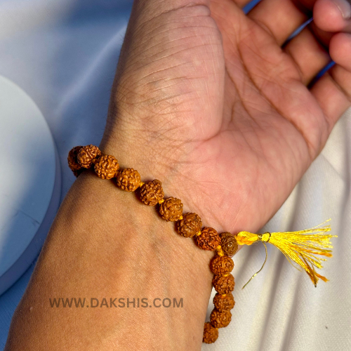Divine 5 Mukhi Rudraksha Mala  (29 Beads)