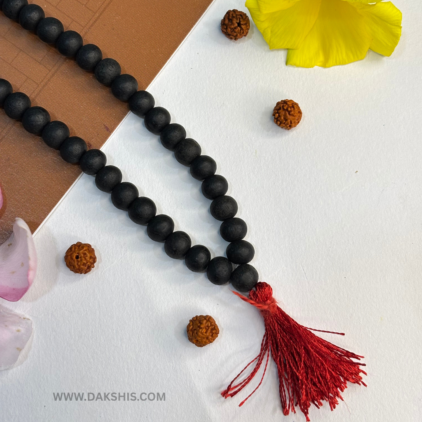 Karungali Malai 108-Beads Ebony Wood