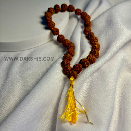 Divine 5 Mukhi Rudraksha Mala  (29 Beads)