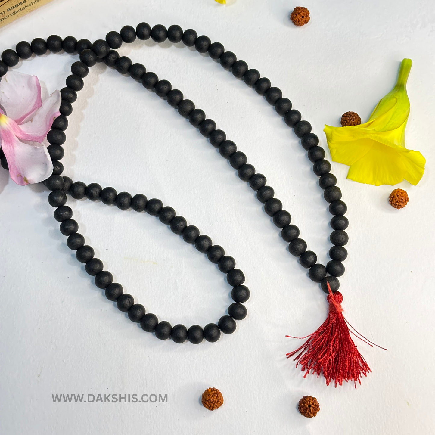 Karungali Malai 108-Beads Ebony Wood