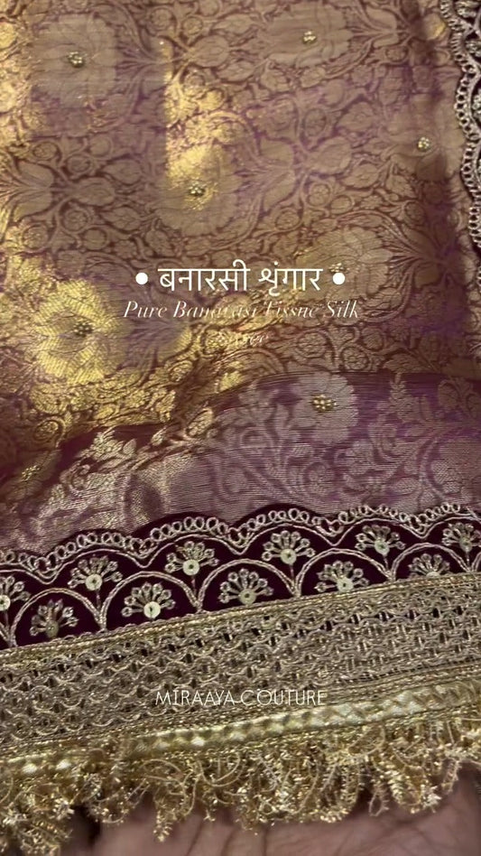 Shringar Elegance Pure Banarasi Saree 💫✨