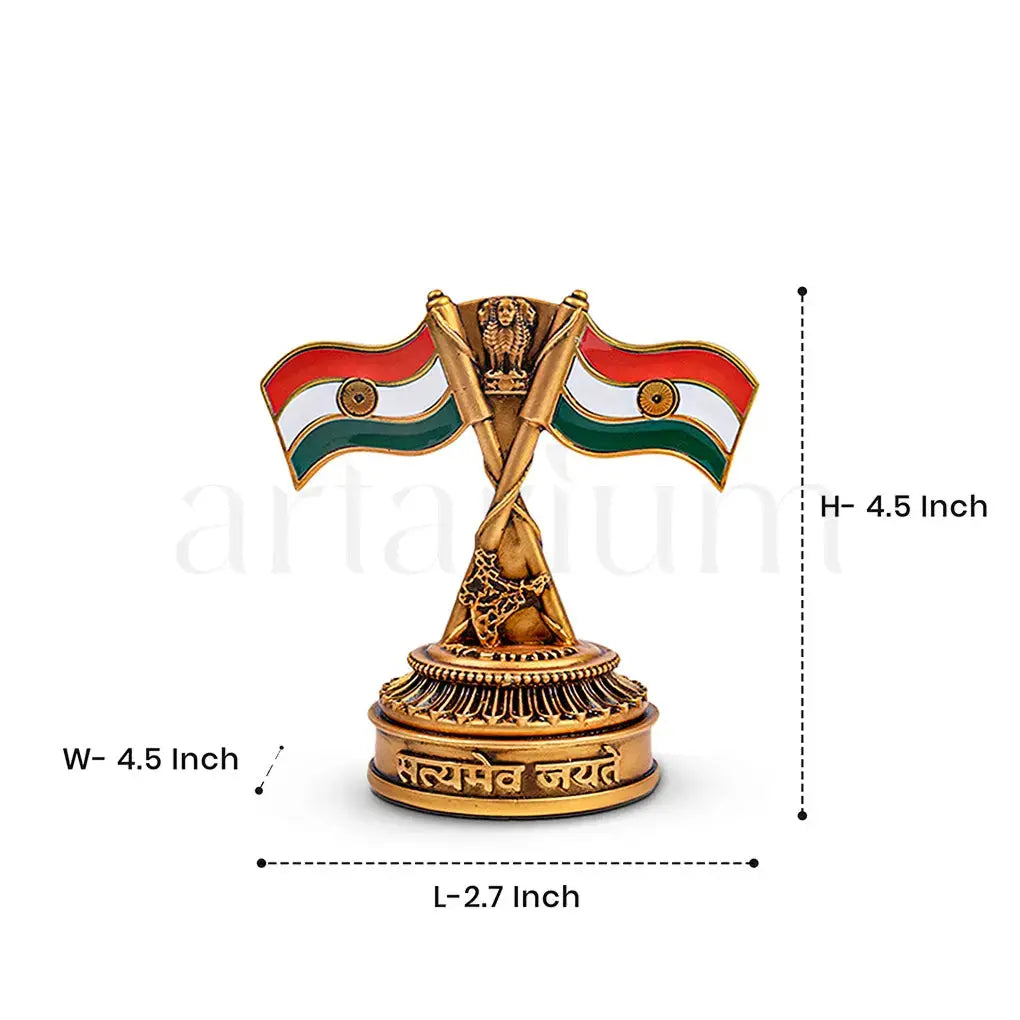 Indian National Flag Car Dashboard