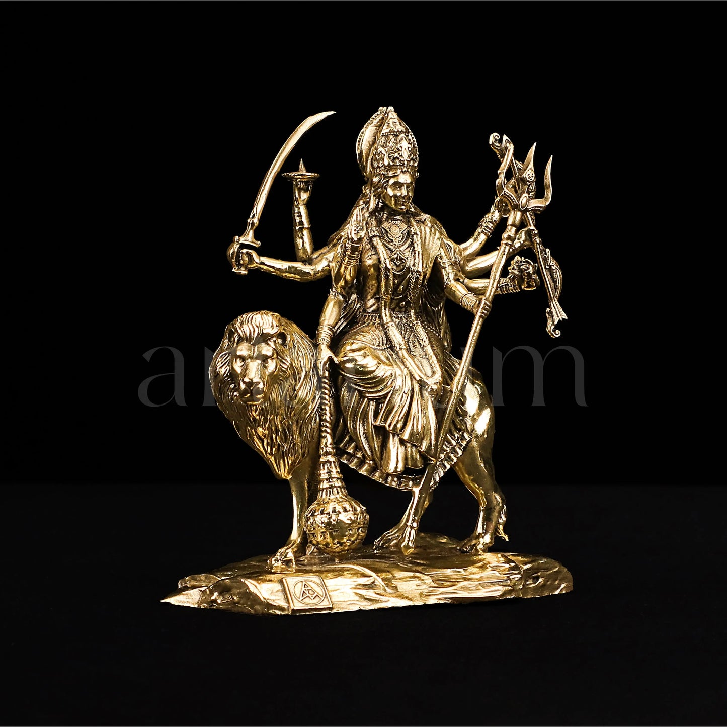 Brass Durga Idol