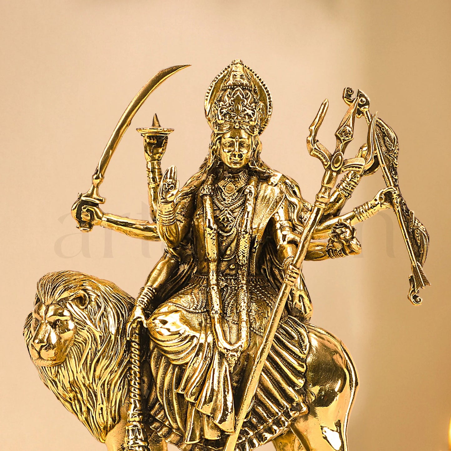 Brass Durga Idol