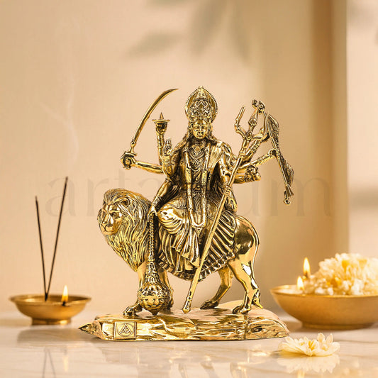 Brass Durga Idol