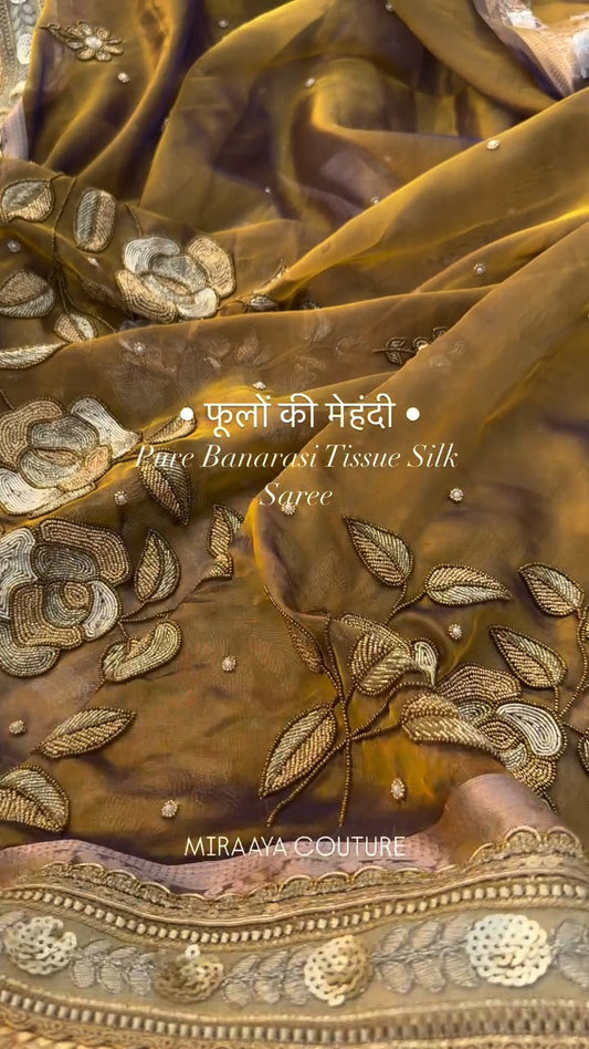 Royal Elegance Pure Banarasi Saree 👑✨