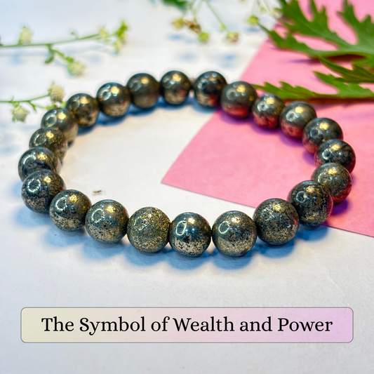 Natural Raw Pyrite Stone Bracelet