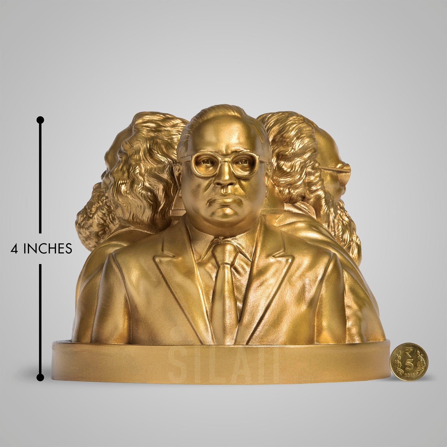 The Radical Revolutionaries - Table Top - Three Face Sculpture