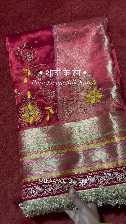 Gorgeous Bride Elegance Pure Banarasi Saree 👰✨