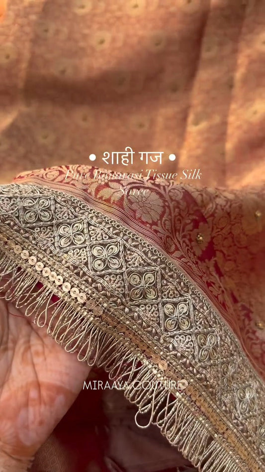 👑 Royal Craftsmanship Pure Banarasi Saree