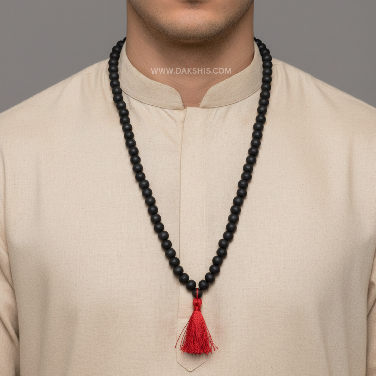 Karungali Malai 108-Beads Ebony Wood